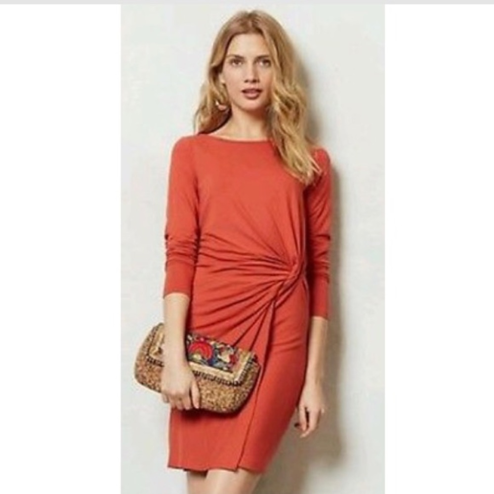 Anthropologie Knotted Jersey Dress